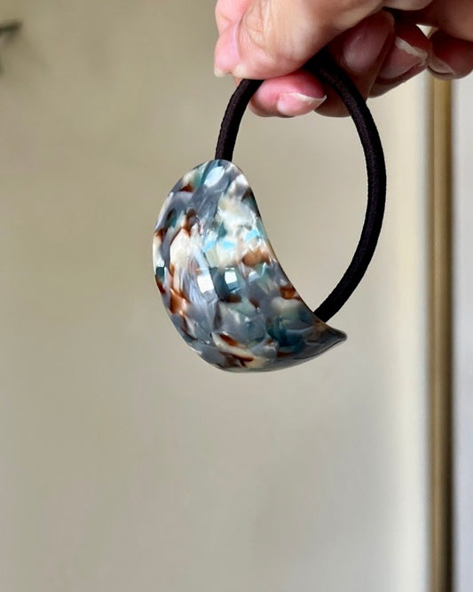 Marble Ponytail Hair Tie