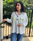 French Terry Oversized Sweater (Last Lrge)