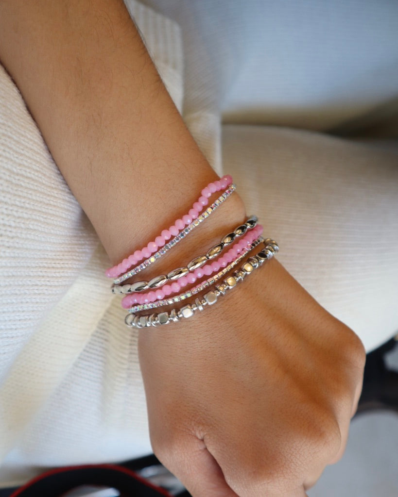 Beaded Colored Stretch Bracelet