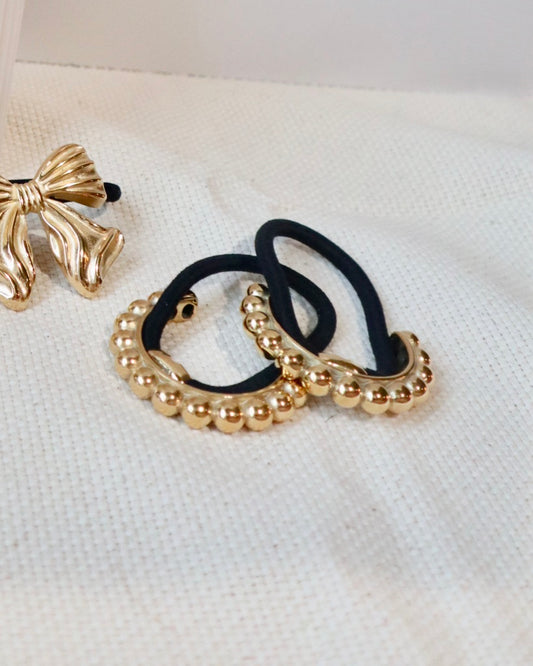 Sleek Gold Ponytail Hair tie