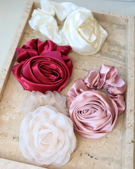 Rose Scrunchie