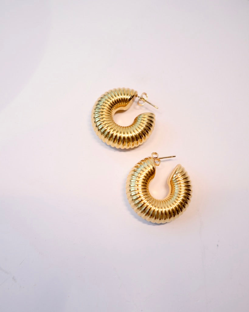 Azalea Chunky Hoops