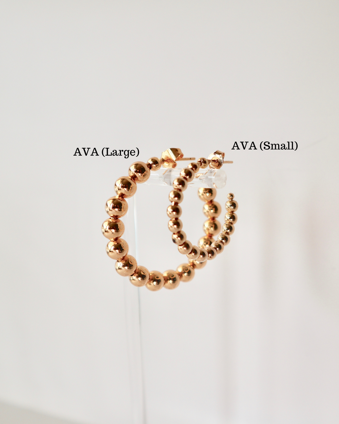 Ava Small Beaded Earrings