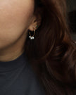 Donna Three Pearl Earrings
