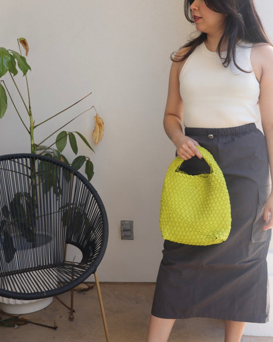 Small Woven Hobo Bag