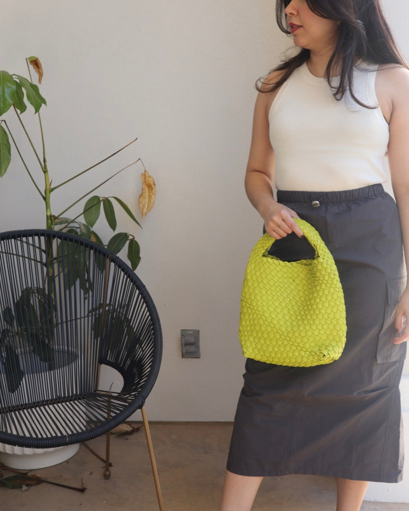 Small Woven Hobo Bag
