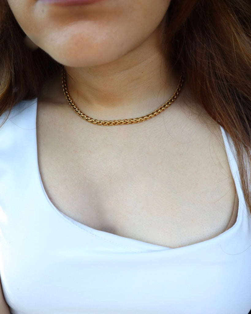 Alice Wheat Chain Necklace