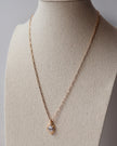 Glass Rock Gold Necklace