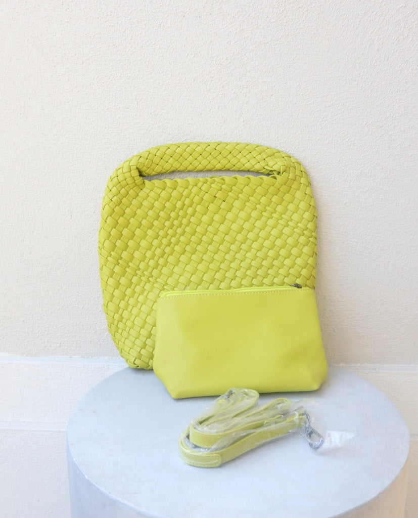 Small Woven Hobo Bag