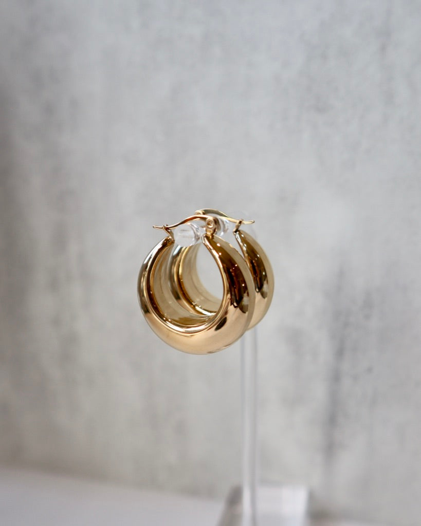 Antoinette Chunky Hoop Earrings