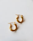 Two toned Chain Earrings
