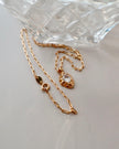 Glass Rock Gold Necklace